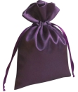 Satinbeutel violett, 15x10 cm