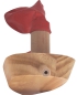Preview: Luftballon - Boot aus Holz