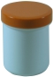 Preview: Dose mit Schraubdeckel orange Füllvolumen 25ml aus Polypropylen (PP), lebensmittelgerecht. PP ist ein bpa-freier Kunststoff. Geeignet für alle Arten von Lebensmitteln bei Langzeitlagerung bei Raumtemperatur u. darunter, inkl. Heißabfüllung bzw. Erhitzung.