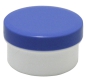 Preview: Dose mit Schraubdeckel blau Füllvolumen 12ml aus Polypropylen (PP), lebensmittelgerecht. PP ist ein bpa-freier Kunststoff. Geeignet für alle Arten von Lebensmitteln bei Langzeitlagerung bei Raumtemperatur u. darunter, inkl. Heißabfüllung bzw. Erhitzung.