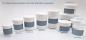 Preview: 10 Etiketten blau, Maße ca. H 18mm x B 44mm