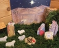 Preview: Bausatz Weihnachts-Krippe mit LED-Beleuchtungen, myExperimentSet