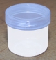 Preview: Dose mit Schraubdeckel transparent Füllvolumen 25ml aus Polypropylen (PP), lebensmittelgerecht. PP ist ein bpa-freier Kunststoff. Geeignet für alle Arten von Lebensmitteln bei Langzeitlagerung bei Raumtemperatur u. darunter, inkl. Heißabfüllung bzw. Erhit