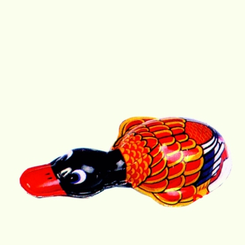 Knack-Ente aus Blech - nostalgisches Sammlerstück