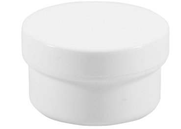 Dose mit Schraubdeckel weiß Füllvolumen 12ml aus Polypropylen (PP), lebensmittelgerecht. PP ist ein bpa-freier Kunststoff. Geeignet für alle Arten von Lebensmitteln bei Langzeitlagerung bei Raumtemperatur u. darunter, inkl. Heißabfüllung bzw. Erhitzung.