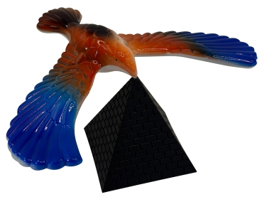 Schwebvogel bunt, mit Pyramide