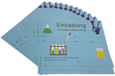 Einladung verpackt in Petrischale