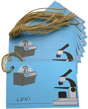 Anleitung zum Verpacken der Einladung in Petrischale