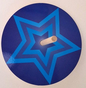 Großer Kreisel mit 10 verschiedenen Mustern