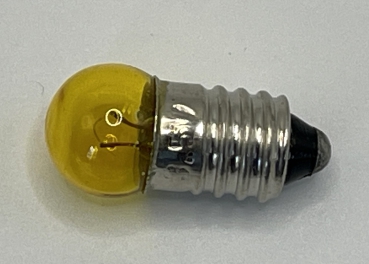 Glühlämpchen E10, 3,5V, gelb