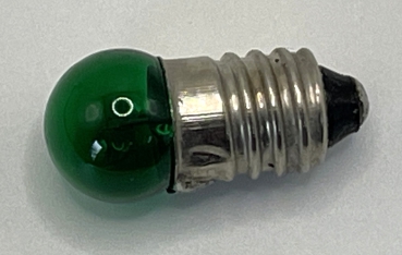 Glühlämpchen E10, 3,5V, grün