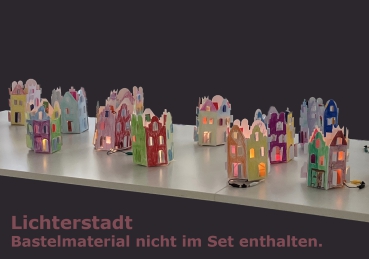 leuchtende Stadt
