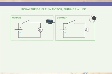 Lämpchen, Motor, Alarm - Frühes Forschen my experiments