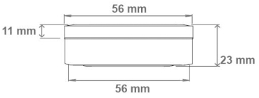 Salben-, Cremedöschen 40 ml für PADS mit orangefarbenem Deckel  - MADE IN GERMANY