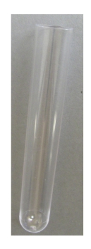 RESTPOSTEN - Reagenzröhrchen aus Kunststoff Höhe 10 cm, Durchmesser 15 mm