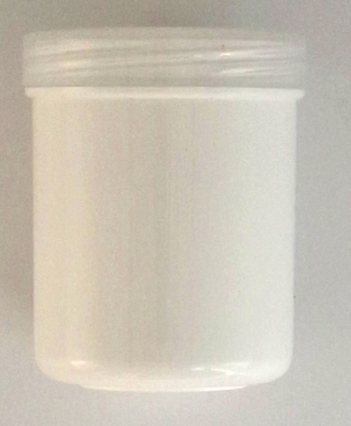 Salben-, Cremedöschen hoch 35 ml mit transparentem Deckel - MADE IN GERMANY