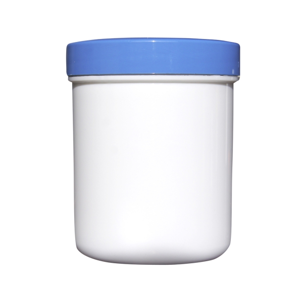 Dose mit Schraubdeckel blau Füllvolumen 35ml aus Polypropylen (PP), lebensmittelgerecht. PP ist ein bpa-freier Kunststoff. Geeignet für alle Arten von Lebensmitteln bei Langzeitlagerung bei Raumtemperatur u. darunter, inkl. Heißabfüllung bzw. Erhitzung.