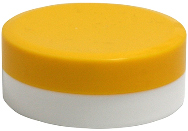 Salben-, Cremedöschen 40 ml für PADS mit gelbem Deckel - MADE IN GERMANY