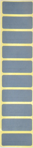 Etiketten blau, Maße ca. H 18mm x B 44mm