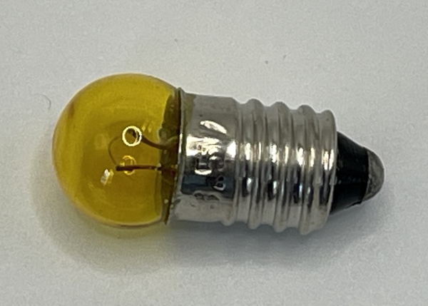 Glühlämpchen E10, 3,5V, gelb