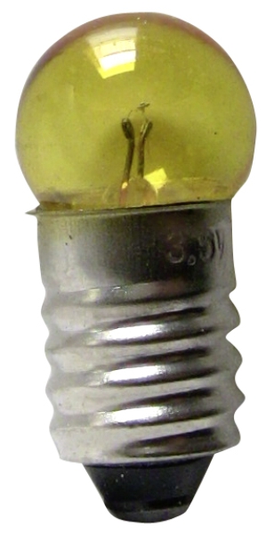 Lämpchen gelb, 3,5V/0,2A/E10