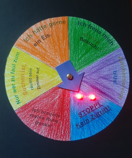 LED-Türschild, Werkpackung