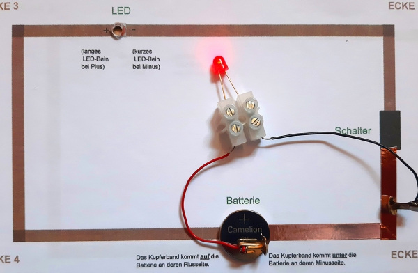 Bausatz Weihnachts-Krippe mit LED-Beleuchtungen, myExperimentSet