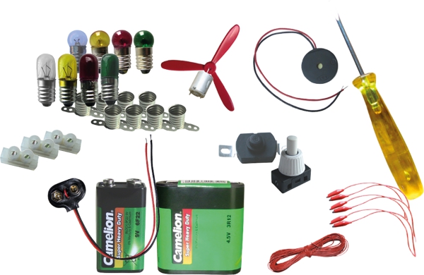 Lämpchen, Motor, Alarm - Frühes Forschen my experiments