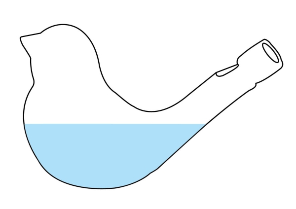Vogel - Wasserpfeife