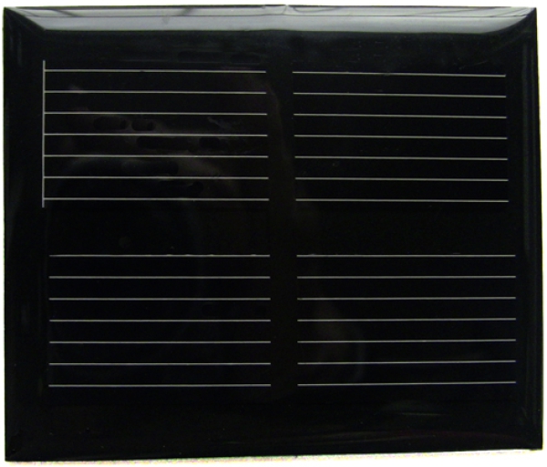 Solarzelle gegossen, mit Lötfahnen, 1V - 250mA, hochwertige Qualität