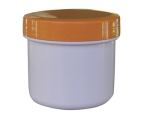Dose mit Schraubdeckel orange Füllvolumen 25ml aus Polypropylen (PP), lebensmittelgerecht. PP ist ein bpa-freier Kunststoff. Geeignet für alle Arten von Lebensmitteln bei Langzeitlagerung bei Raumtemperatur u. darunter, inkl. Heißabfüllung bzw. Erhitzung.
