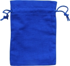 Baumwollsäckchen blau, 15 x 10 cm